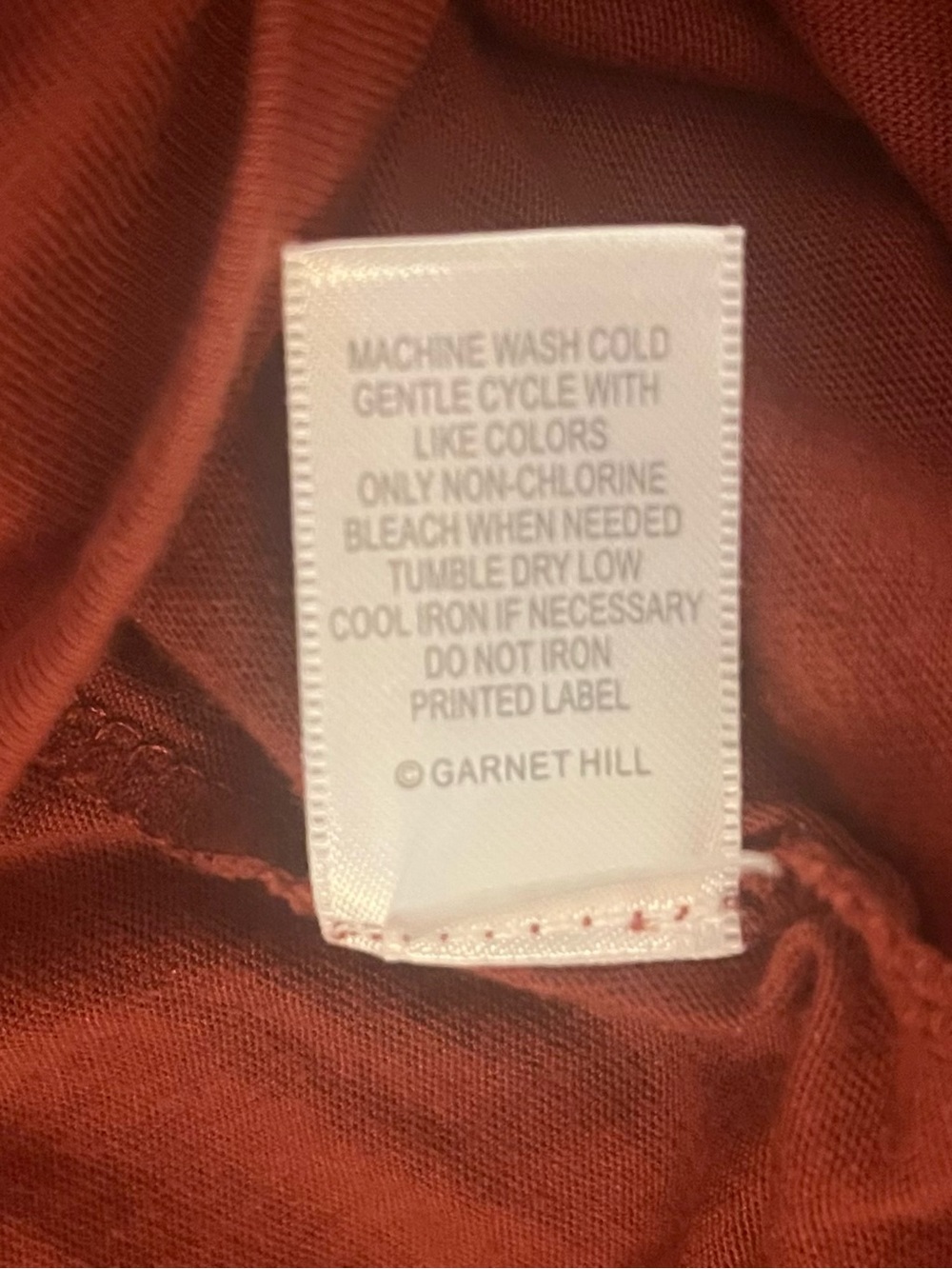 Garnet Hill Burnt Orange Maxi Skirt with Wide Waistband. Perfect Fall Skirt - Picture 7 of 8
